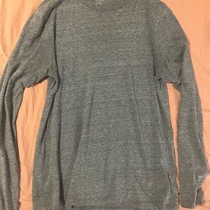 Blue-Heathered Long Sleeve shirt